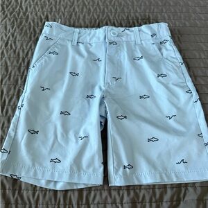 Cat & Jack Blue and Black Fish Print Shorts